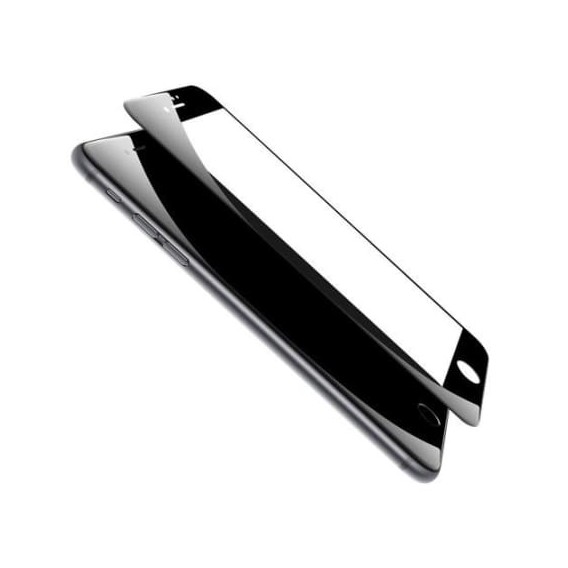 Baseus Fullcover Tempered Glas iPhone 7 Schwarz