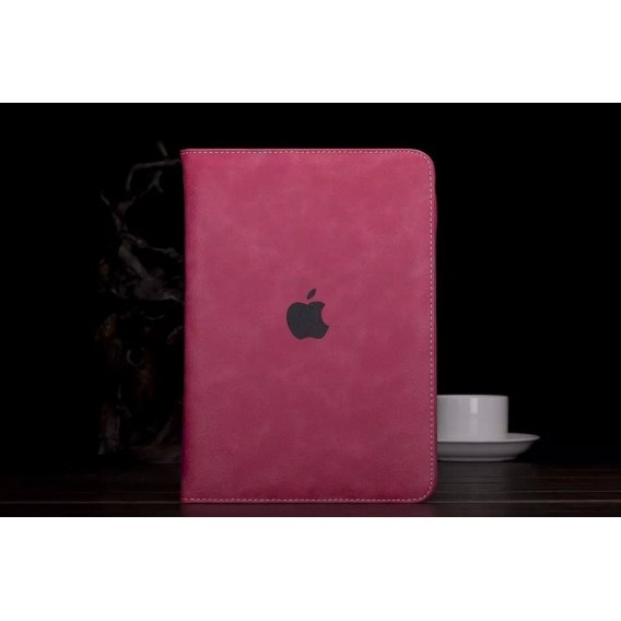 Luxus leder smart case ipad Air 2 Pink
