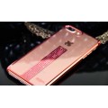 Edle Bling Hülle für iPhone 7 Rosa