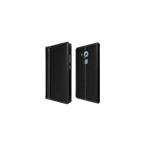 Schwarz Book Tasche Huawei Nova Plus