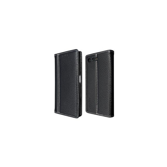 Schwarz Book Tasche Xperia X Compact