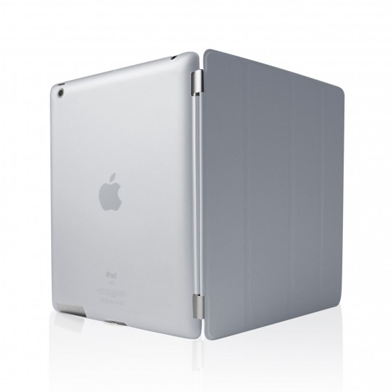 iPad 2 3 4 Smart Cover Case Schutz Hülle Grau