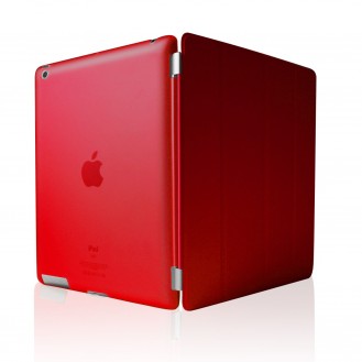 iPad 2 3 4 Smart Cover Case Schutz Rot