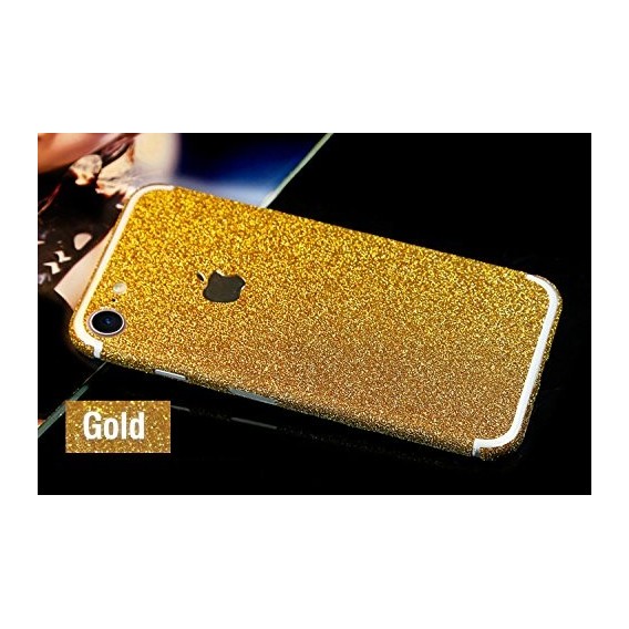 iphone 7 Gold Bling Aufkleber Schutz-Folie Sticker Skin