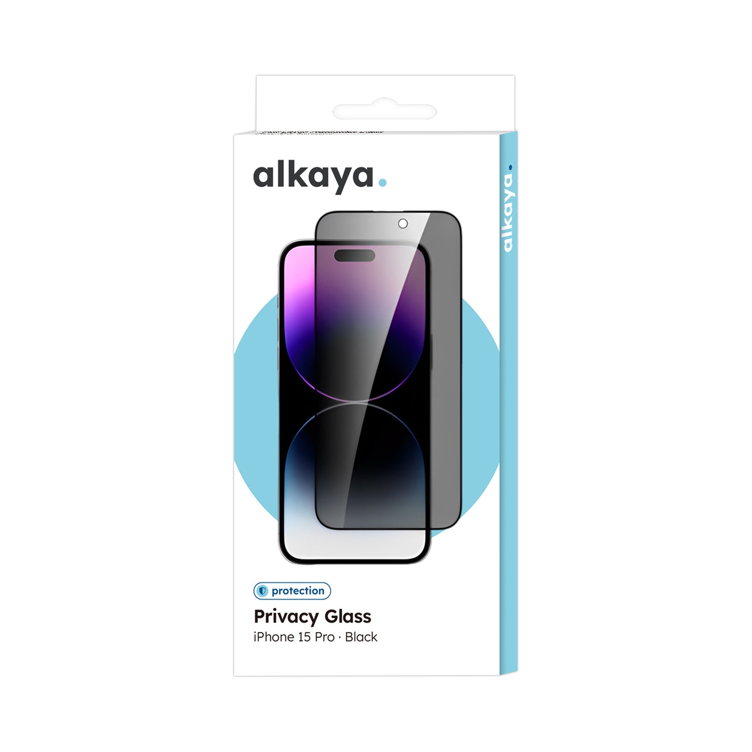 iPhone 15 Pro Privacy Displayschutzglas “A Shield” – 9H Härte - Phonebazaar