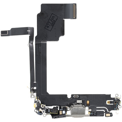 iPhone 15 Pro Max – Titan Weiss/Dock Connector