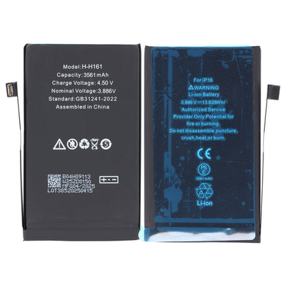 OEM iPhone 16 Li-Ion Akku (3561 mAh)
