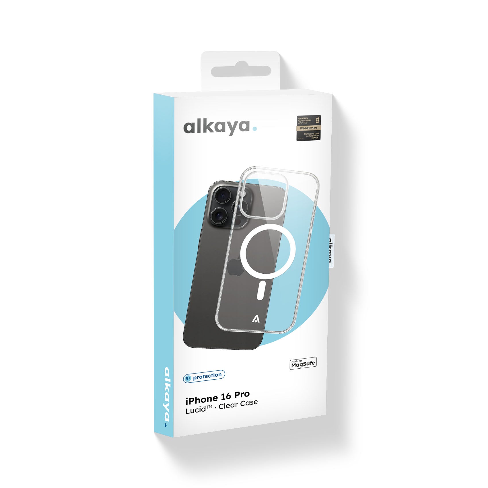 Alkaya. iPhone 16 Pro Clear Case LUCID – Transparentes MagSafe Kompatibles Handycase - Phonebazaar