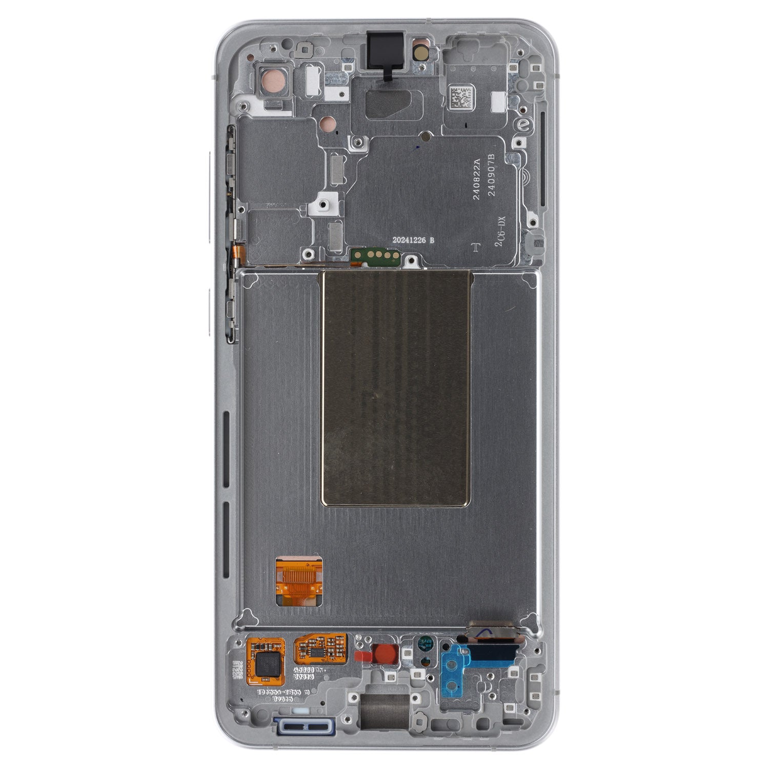 Samsung Galaxy S24 FE Display und Digitizer mit Rahmen Schwarz Service Pack