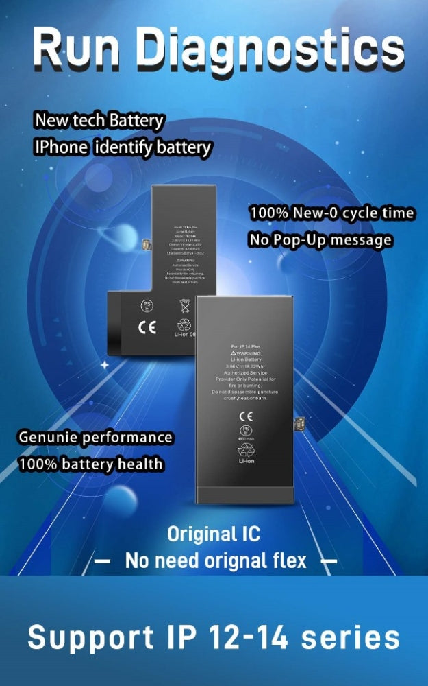 Apple iPhone 13 Mini Premium Akku – 3095 mAh, Original IC, 0 Ladezyklen