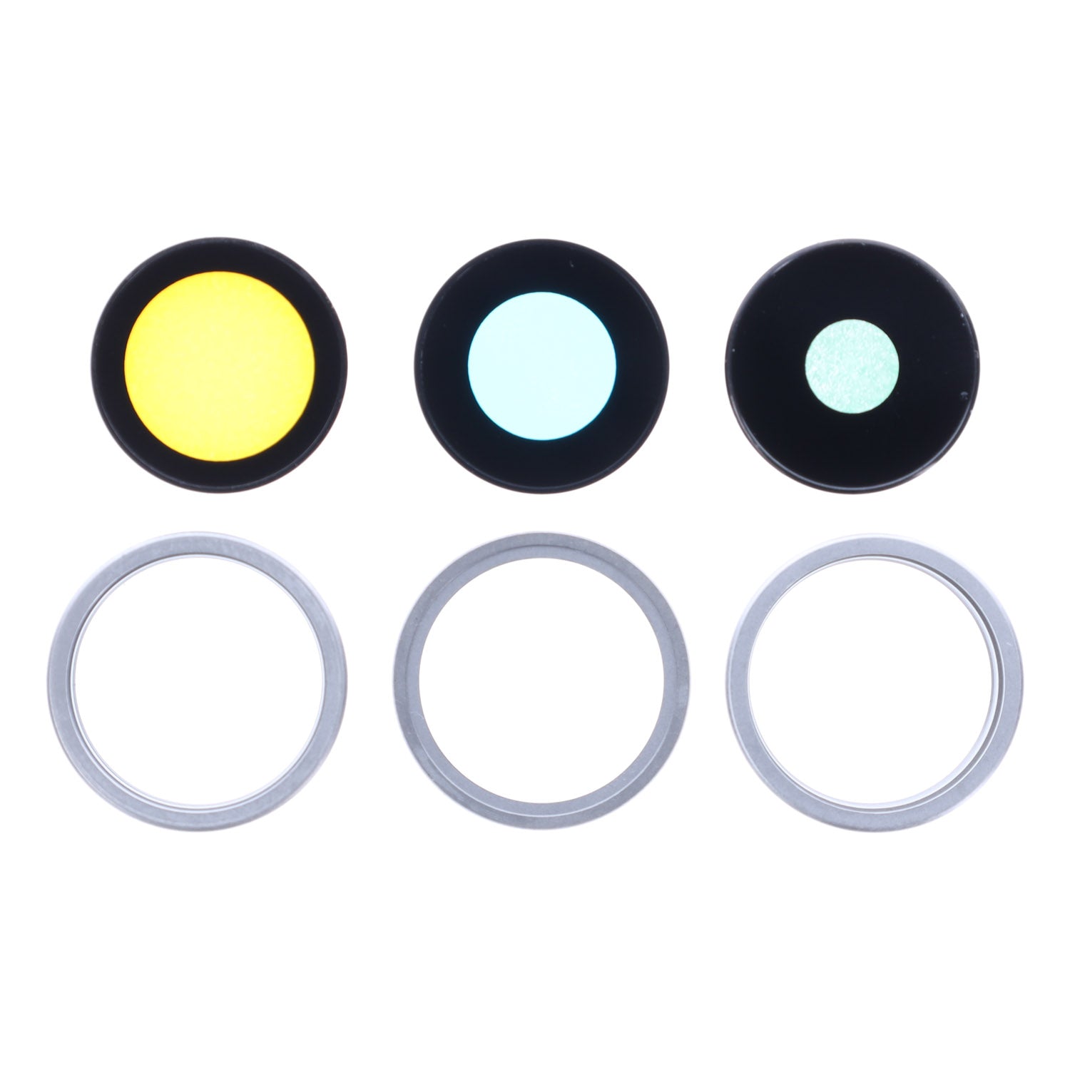 iPhone 15 Pro Max Rückkamera‑Lens glas mit Rahmen Set, Nature