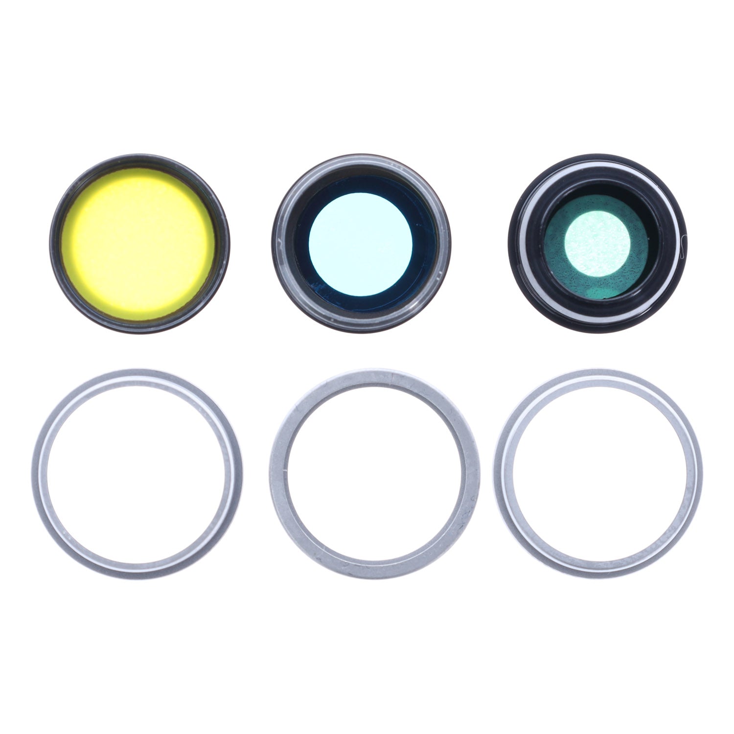 iPhone 15 Pro Max Rückkamera‑Lens glas mit Rahmen Set, Nature