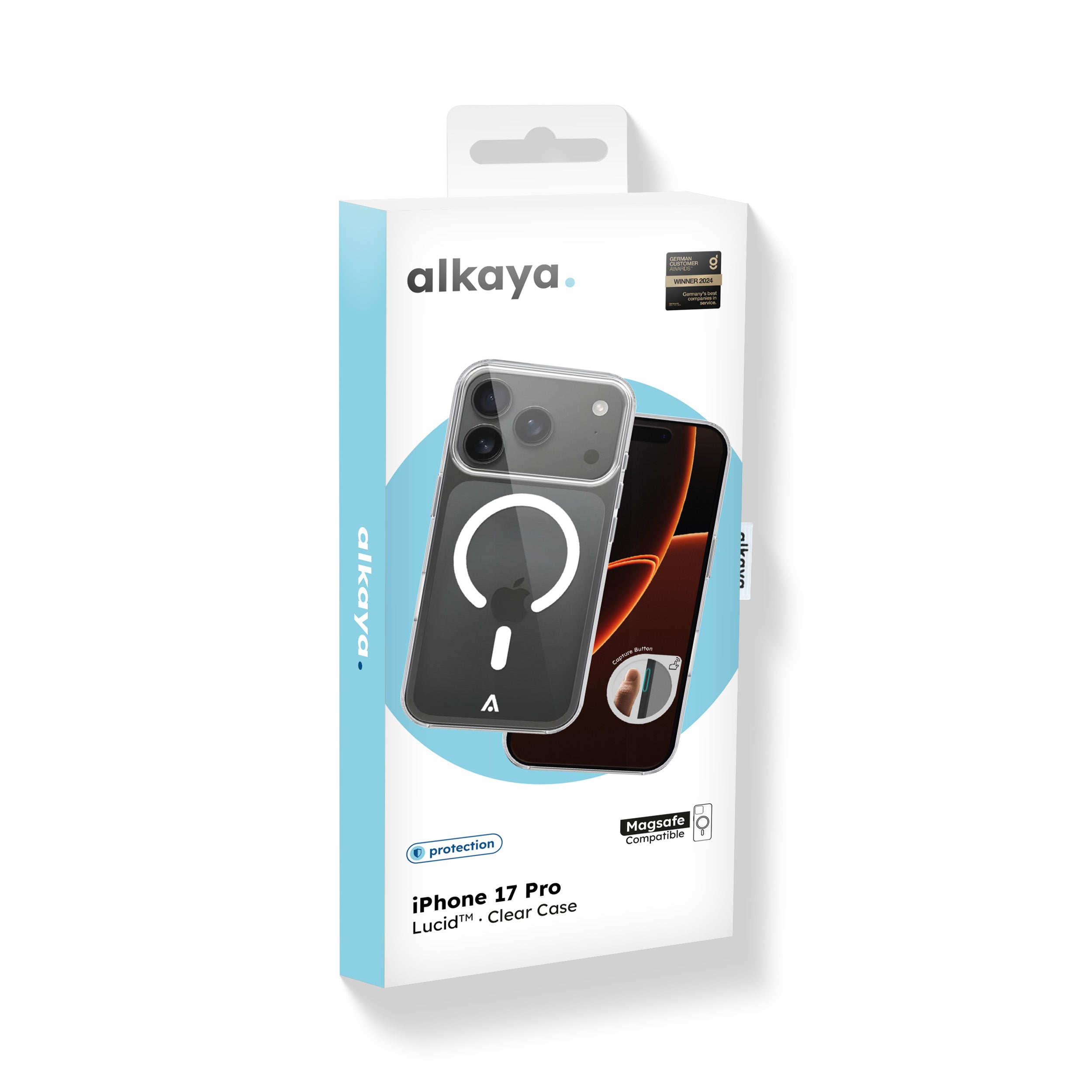 alkaya. | LUCID™ Clear Case kompatibel mit MagSafe, Transparent iPhone 17 Pro