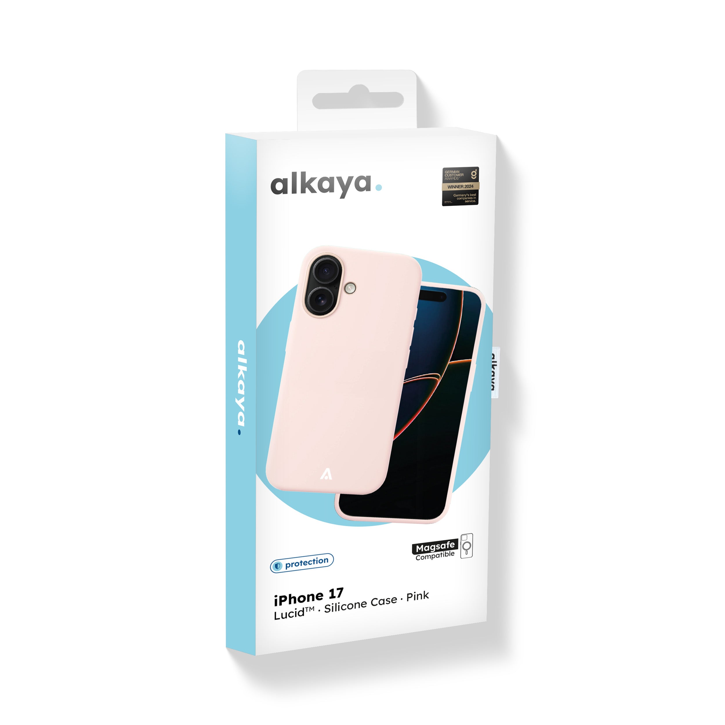 alkaya. | LUCID™ Silikon Case kompatibel mit MagSafe, Pink iPhone 17