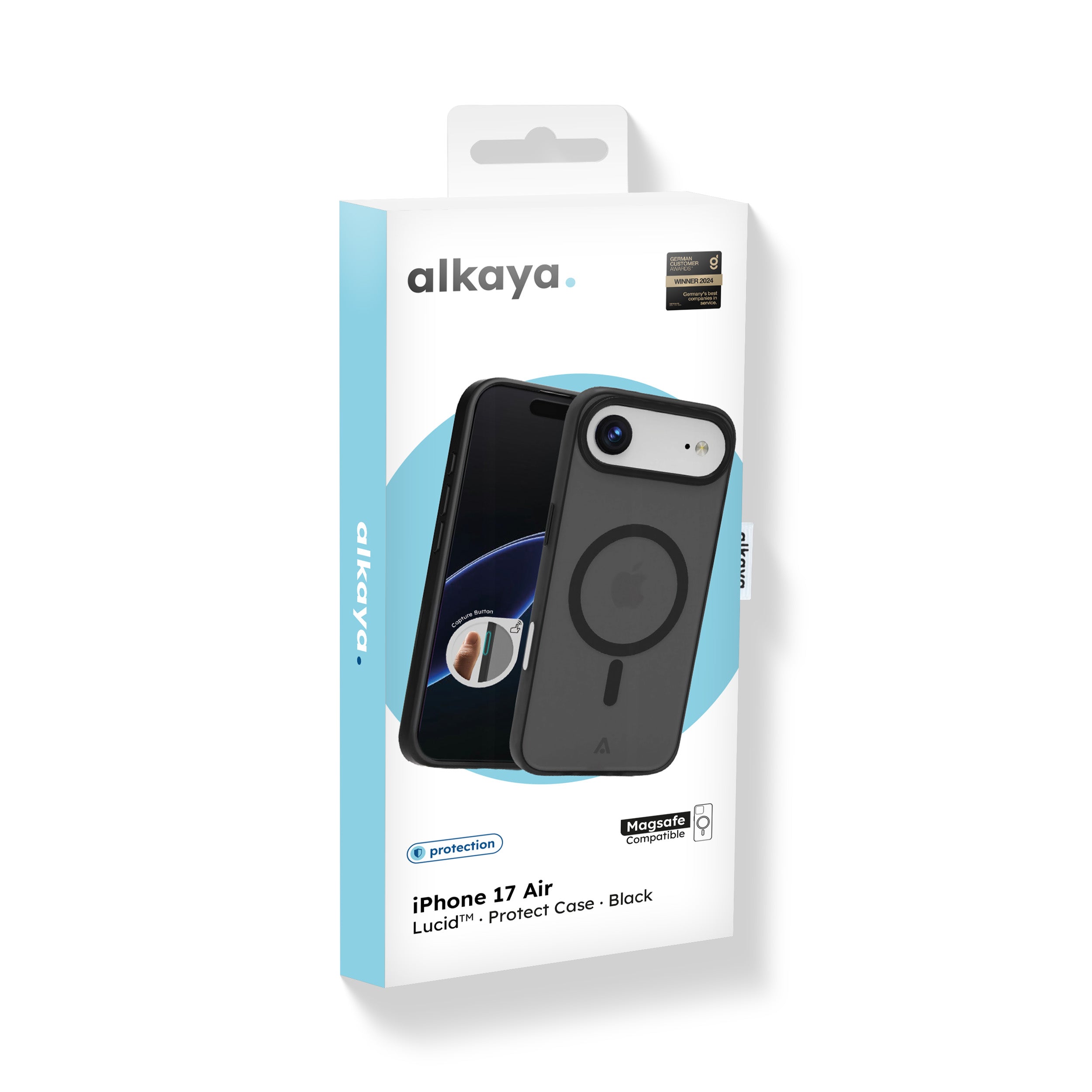 alkaya. | LUCID™ Protect Case kompatibel mit MagSafe, Schwarz iPhone 17 Air