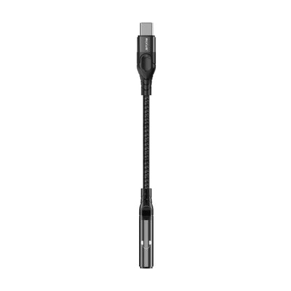 Rixus USB-C, 3,5mm Audio Adapter (10cm) – Schwarz