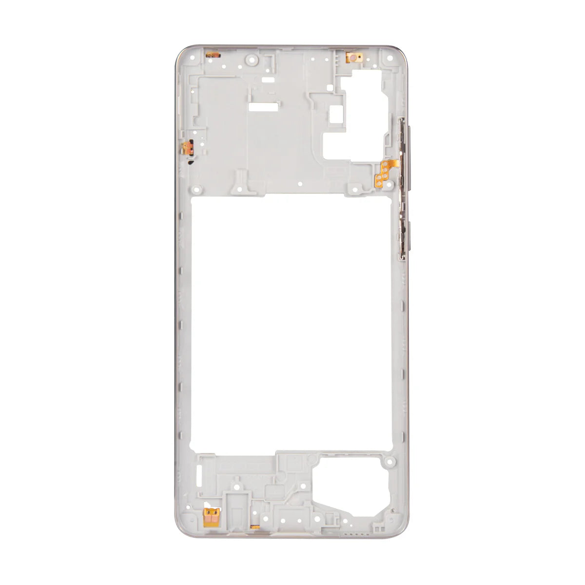 Samsung Galaxy A71  Mittelrahmen Prisma Crush Silber