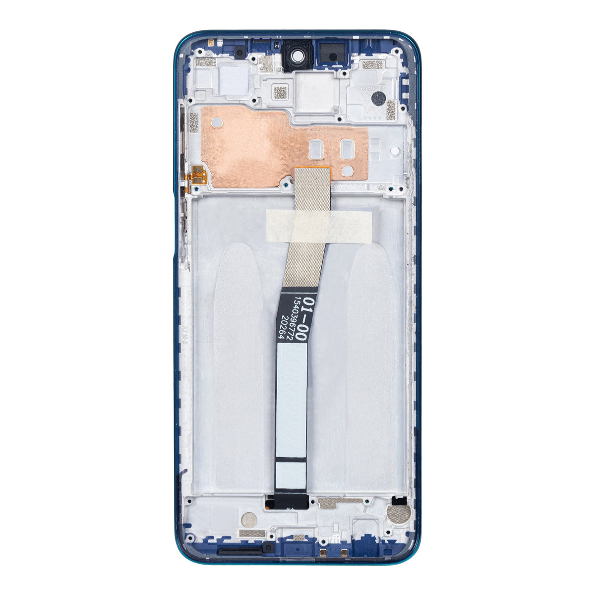 Xiaomi Redmi Note 10 Lite Display und Digitizer mit Rahmen Aurora Blue OEM