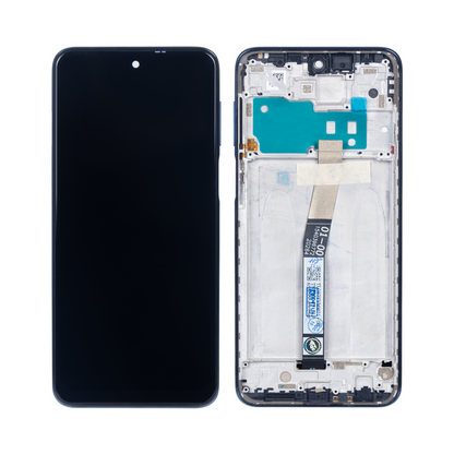 Xiaomi Redmi Note 10 Lite Display und Digitizer mit Rahmen, Interstellar Black (OEM)
