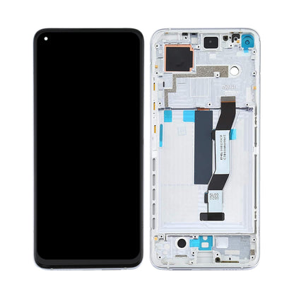 Xiaomi Mi 10T 5G, Mi 10T Pro 5G Display und Digitizer mit Rahmen Silber OEM