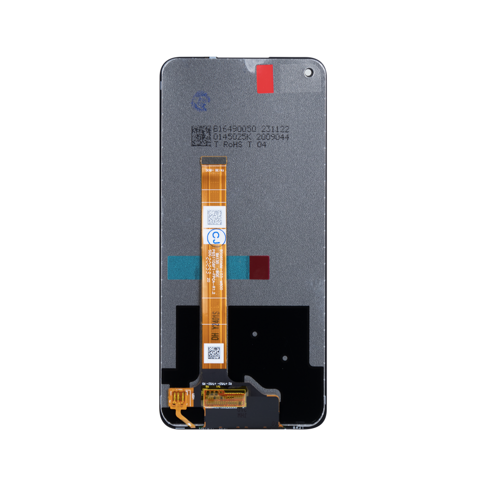 Oppo A52, A72 4G, A92 Display und Digitizer ohne Rahmen, Schwarz, OEM