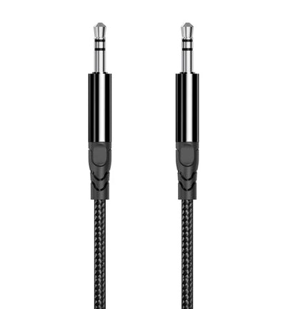 Rixus RXMU35 Geflochtenes 3,5 mm AUX-zu-AUX Audiokabel 120 cm - Phonebazaar
