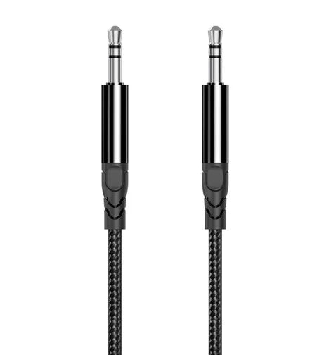 Rixus RXMU35 Geflochtenes 3,5 mm AUX-zu-AUX Audiokabel 120 cm - Phonebazaar