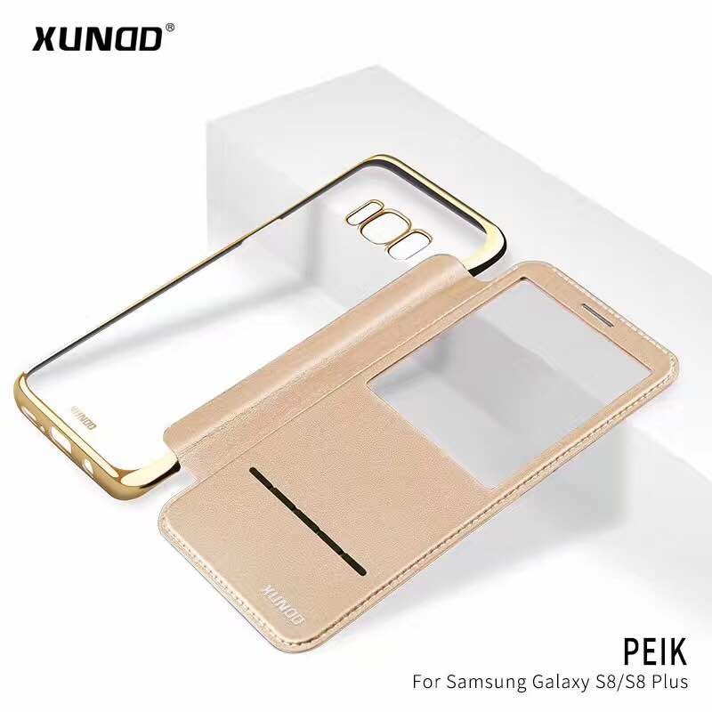 Xundo View Book Case Galaxy S8 Gold