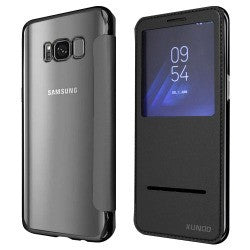 Xundo View Book Case Galaxy S8+ Schwarz
