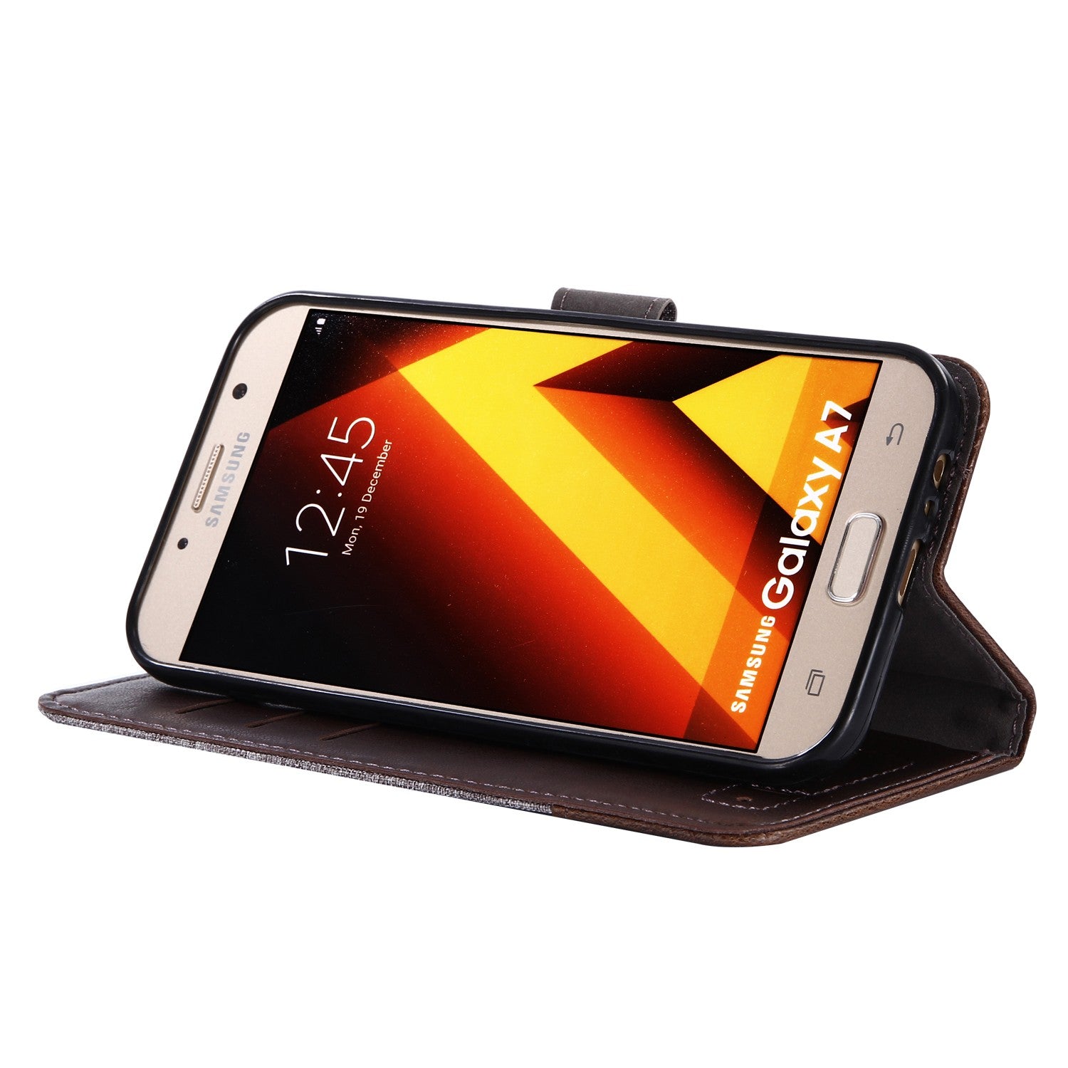 Book Wallet Leder Tasche Galaxy A3 2017 A320F