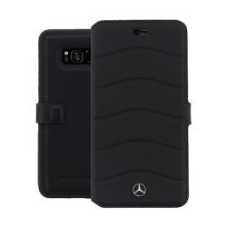 Mercedes Benz Leder Book Case Galaxy S8 Plus Wave III