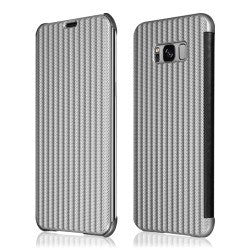 Book Case Galaxy S8 Silber Plato