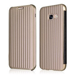 Book Case Galaxy A5 2017 Gold Plato
