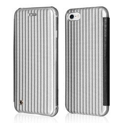 Book Case iPhone 7 Silber Plato