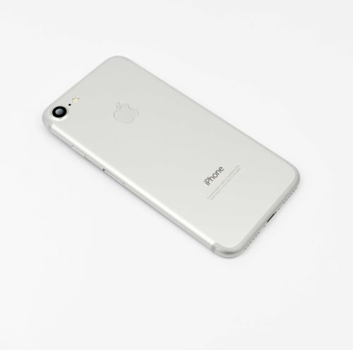 iPhone 7 Backcover Gehäuse Rahmen mit Tasten Vormontiert Silber