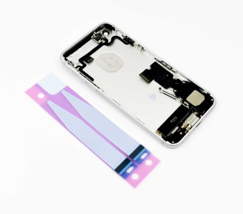 iPhone 7 Backcover Gehäuse Rahmen mit Tasten Vormontiert Silber
