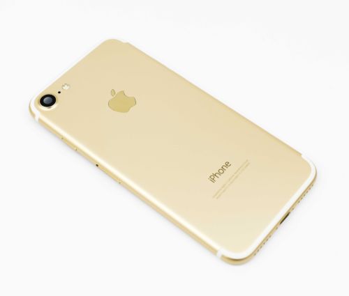 iPhone 7 Backcover Gehäuse Rahmen mit Tasten Vormontiert Gold