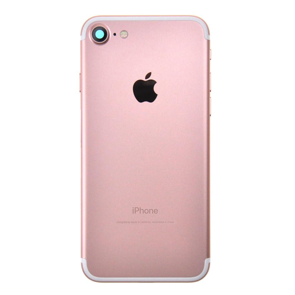 iPhone 7 Backcover Gehäuse Rahmen mit Tasten Vormontiert Rosa