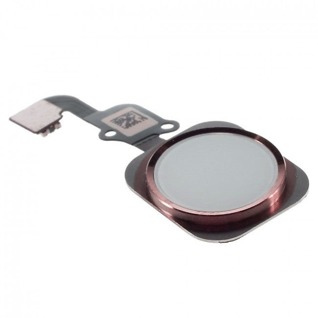 iPhone 6S Home Button Flexkabel + Home Button - Weiss / Rose