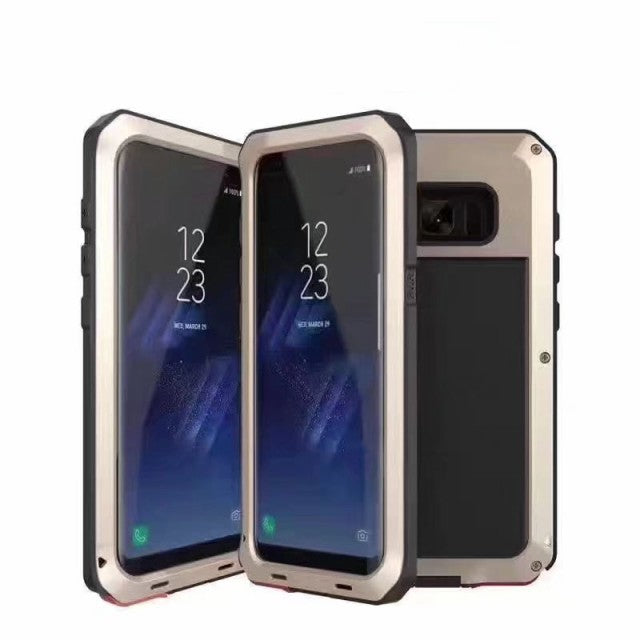 POWERFUL 360° Alu Hülle G950F Galaxy S8 Gold
