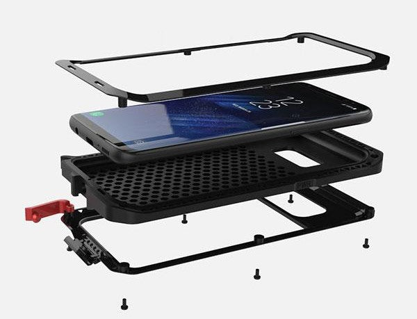 POWERFUL 360° Alu Hülle G950F Galaxy S8 Gold