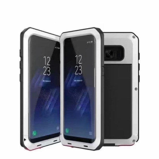 POWERFUL 360° Alu Hülle G950F Galaxy S8 Weiss