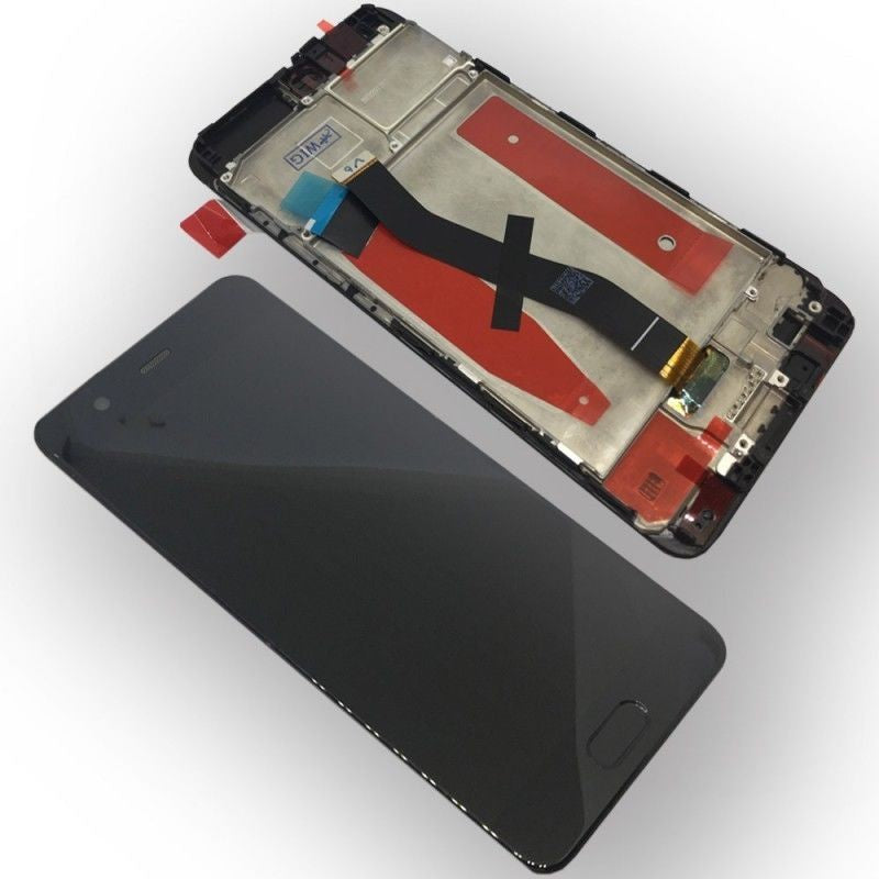 Huawei P10 Display LCD mit Rahmen Schwarz
