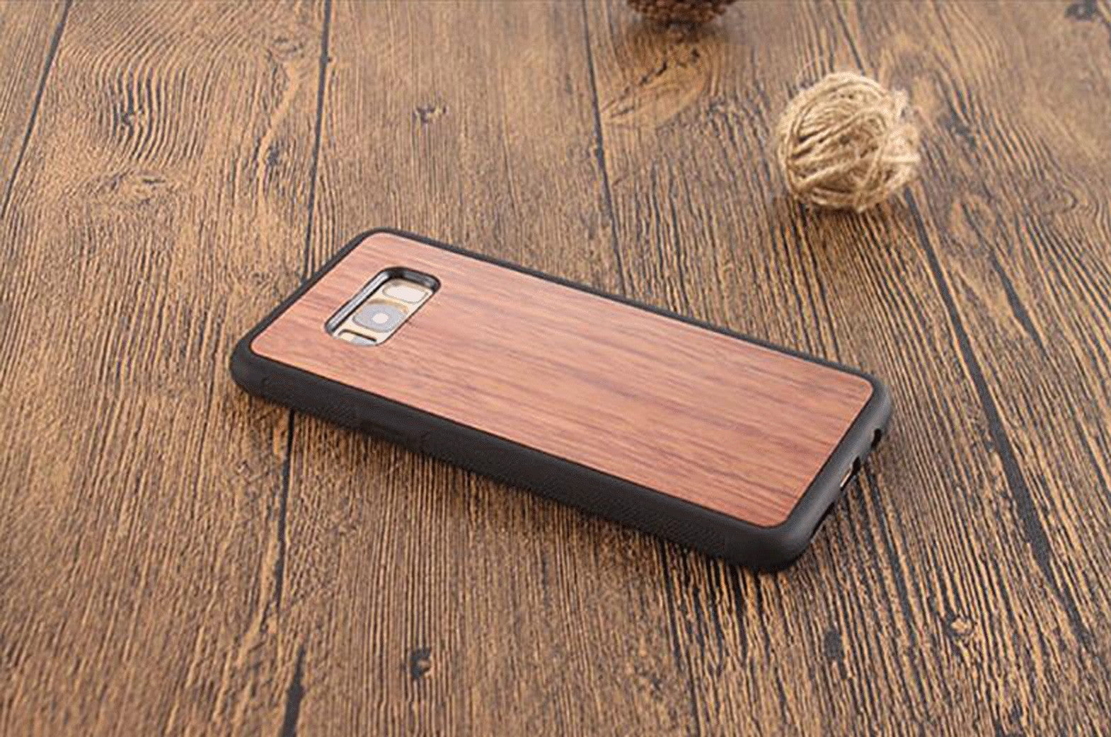 Holz Wood Cover Hülle für Galaxy S8