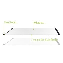3D Tempered Glass für Samsung N950F Galaxy Note8 Schwarz