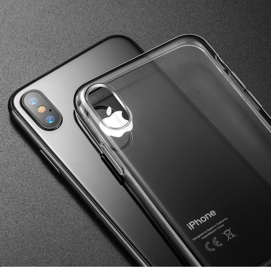 Transparent TPU Case für iPhone X Silikon Hülle