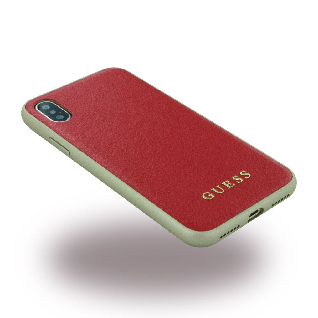 Guess - Iridescent - Hardcover - Apple iPhone X Rot