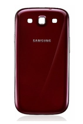 Galaxy S3 Akkudeckel Schale Battery Cover Gehäuse Rot