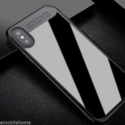 Baseus Silikon PC Hülle iPhone X Schwarz