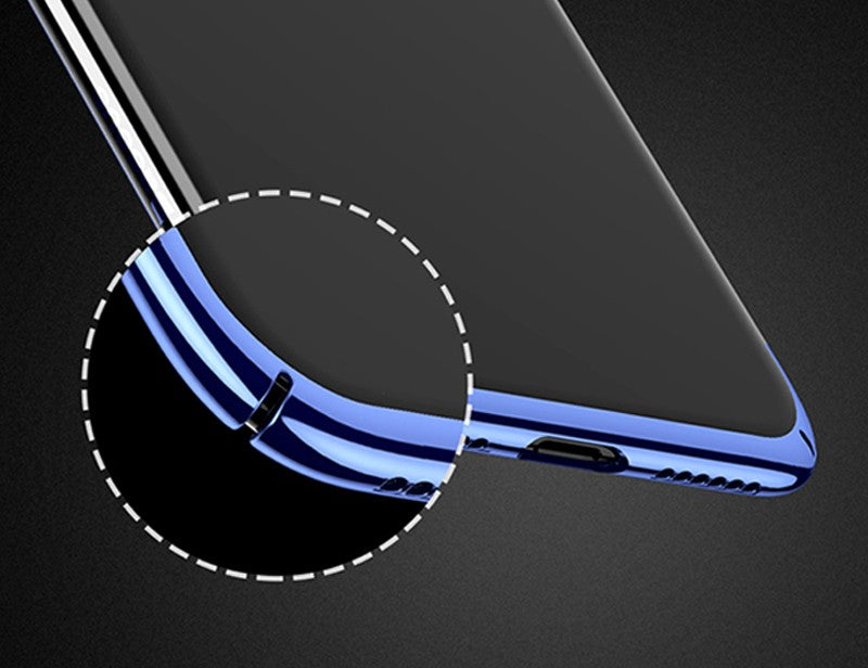 Baseus Silikon Hülle iPhone X Blau